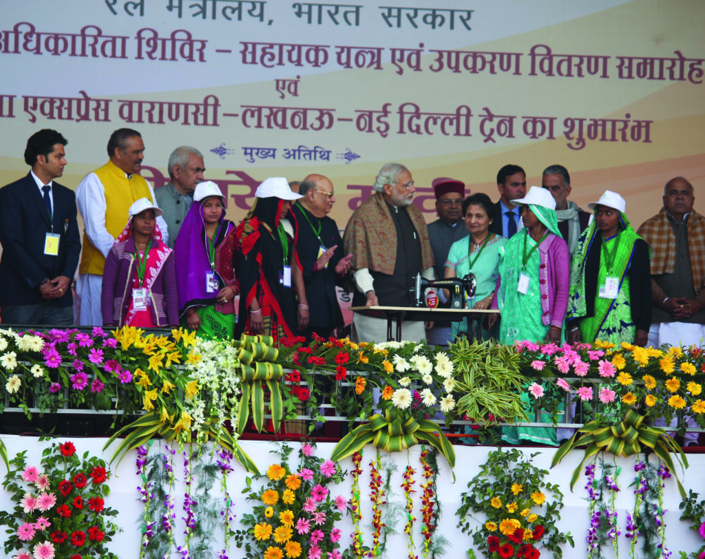 PM Modi launches empowerment scheme in Varanasi, 2016